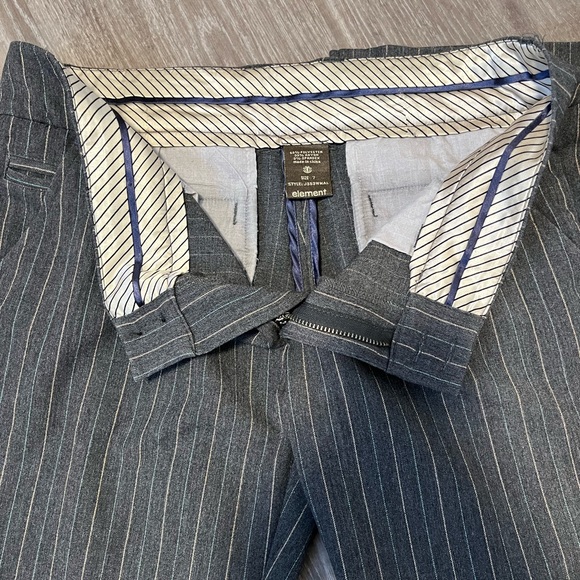 Element Striped Dress Pants Trousers - Picture 5 of 8
